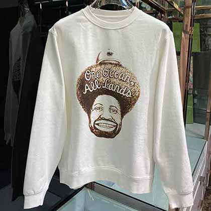 北面專柜同步男女同款 前幅新品牌l圖案圓領衛衣