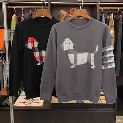 THM BRWN湯姆布朗秋冬男士羊毛套頭，毛織手感柔軟舒適