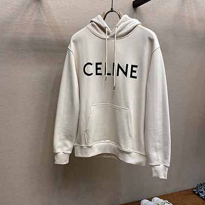 ClinE秋冬印花連帽寬松衛衣