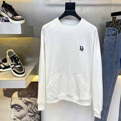 迪奧新設(shè)計(jì)聯(lián)名系列刺繡徽標(biāo)字母l圓領(lǐng)套頭衛(wèi)衣！