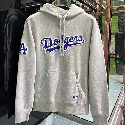 MLB全美職業(yè)棒球明星紐約道奇限定紀(jì)念版連帽衛(wèi)衣！