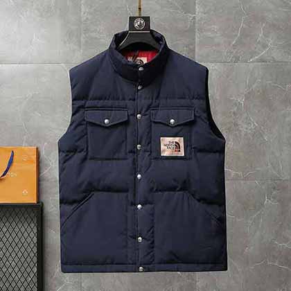 歐貨秋冬GucciTNF/北面羽絨服大品牌加厚設(shè)計感馬甲