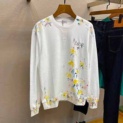 早秋新款Dior男士衛衣，刺繡工藝