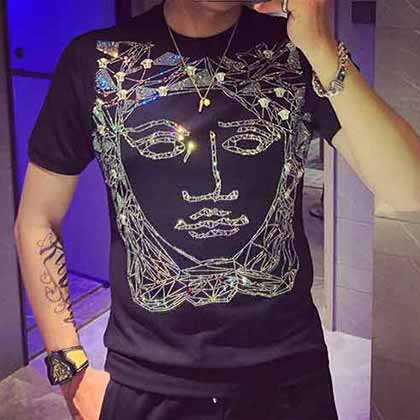 范思折秋冬男士加厚打底衫，奢華精致！