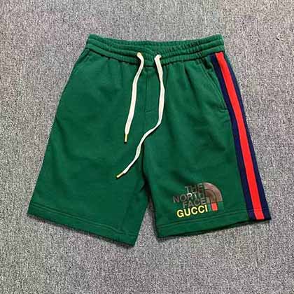 Guccx北面合作款明星同款王炸大圈棉短褲，男女