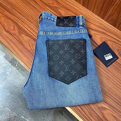 夏季新品歐美大品牌牛仔褲，男士薄