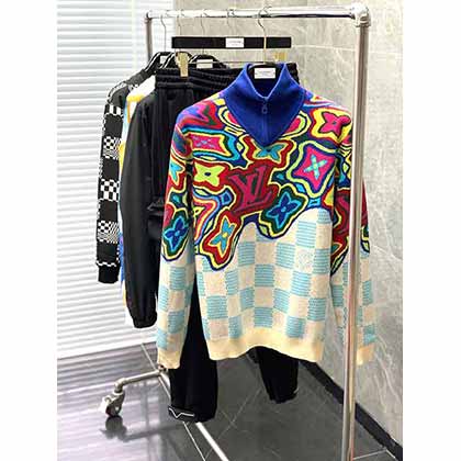 LouisVuitton路易威登新品時(shí)尚休閑高領(lǐng)拉鏈毛衣