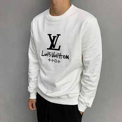 驢牌大品牌白色衛衣 定制精梳棉潮流logo印花套頭衛