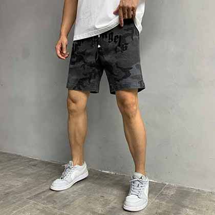 潮流品牌男休閑褲，生活休閑迷彩刺