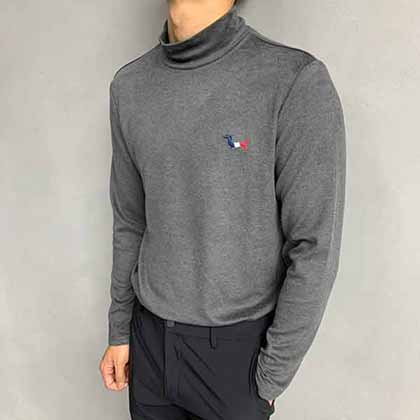 TB品牌T恤，潮流logo小高領刺繡長袖T恤！