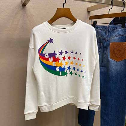 Gucci國際大品牌衛衣 早秋新款男士圓領休閑衛衣