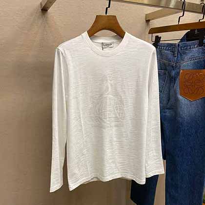 法國古老的高等時裝品牌LANVIN早秋新男t恤長袖