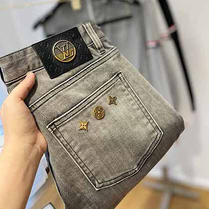LV路易威登歐貨大品牌牛仔褲男士牛