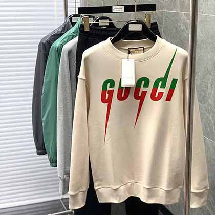 GUCCI古奇男衛衣大品牌專柜同步時尚休閑圓領衛衣