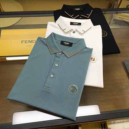 專柜款優網名品夏fendi新款POLO