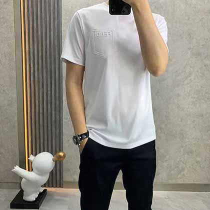 Fendi 芬迪夏季新款時尚圓領(lǐng)T恤