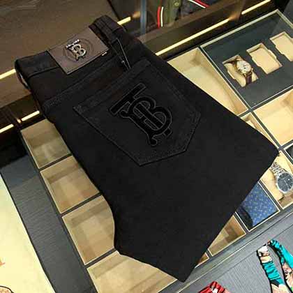 巴寶莉輕奢大品牌牛仔褲男款BURBEREY早