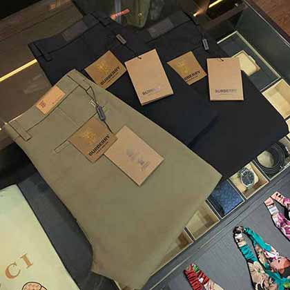  春夏薄款巴寶莉官網男裝新款小直筒版