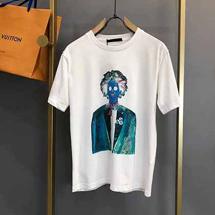 男裝折扣網秋冬新品男士印花圓領短袖T恤