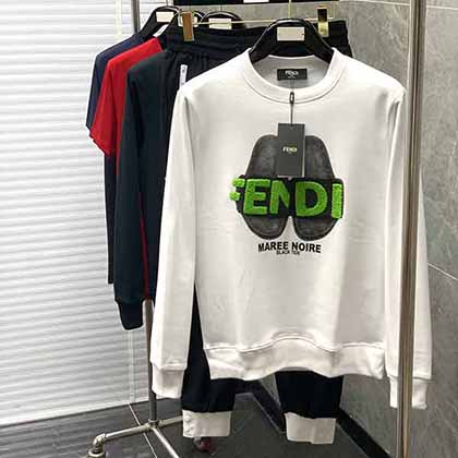 Fendi 芬迪春夏新品時尚休閑圓領(lǐng)衛(wèi)衣
