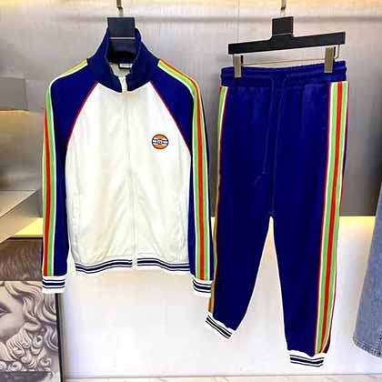 Gucci古奇專柜新運(yùn)動(dòng)套裝 平紋