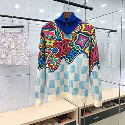 LouisVuitton 路易威登半高領拉鏈針織衫