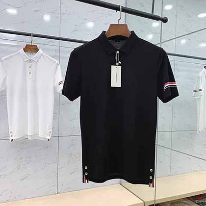 Thom Browne男裝夏季短袖POLO衫高等大品牌T恤