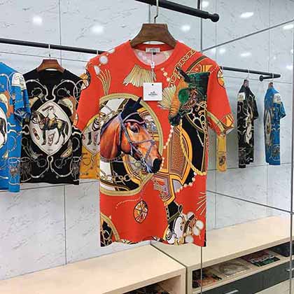 愛馬仕男裝秀早春新品，專柜同步時尚休閑短TEE