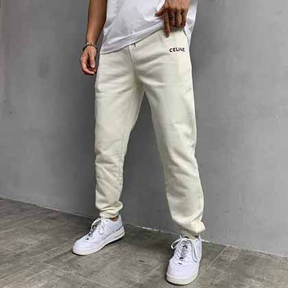 優衣庫官網男裝品牌潮流logo刺繡休閑長褲