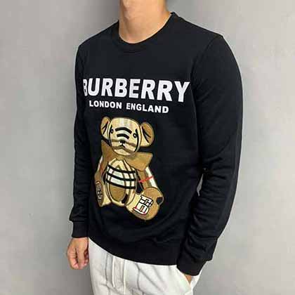 男裝貨源網(wǎng)BBR品牌潮流logo印花刺繡套頭衛(wèi)衣