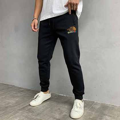 TNF x Gucc品牌潮流logo聯名織帶休閑長褲。