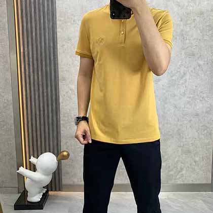 Versace范思哲春季新品海外經(jīng)典單品翻領(lǐng)polo