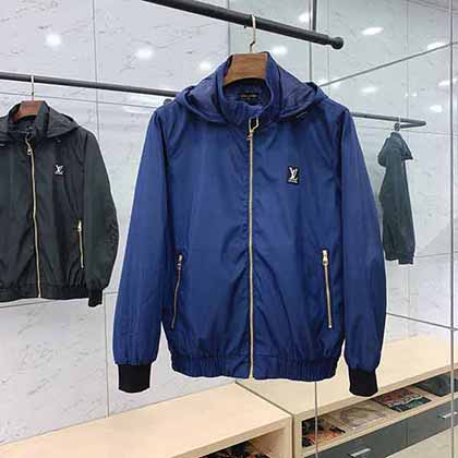 LouisVuitton 路易威登新款雙面拉鏈防風夾克