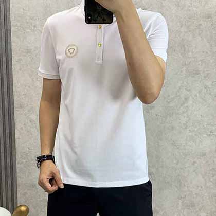 范思哲春季新品高等翻領polo海外經典單品