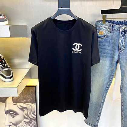 大品牌男裝香奈短袖T恤夏季男士