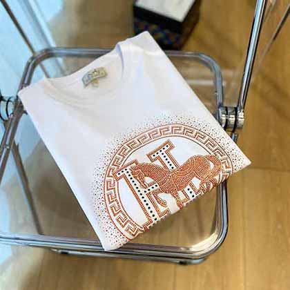 虎門服裝網愛馬仕春夏季官網新款經典短袖T恤！