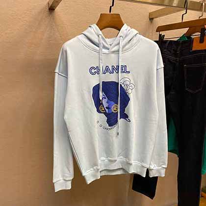 CHANEL早秋新款百搭時(shí)尚小香帽衫衛(wèi)衣