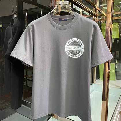 Lv夏裝新品高密度純棉T恤，細(xì)膩舒適，立體感十足！