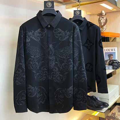 古奇四季通勤款男士長袖襯衫，自留