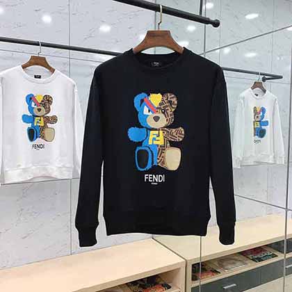 Fendi新品衛衣，情侶款暴力熊設計，品質之選，男女