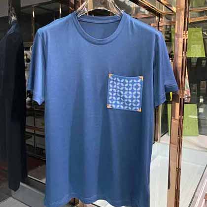 卡地亞時尚新款t恤，男士商務休閑印花logo圖案T恤衫！