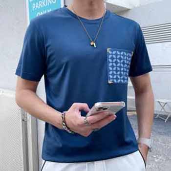 原單新品卡地亞品牌男裝t恤，男士商務(wù)休閑印花logo圖案T恤衫！