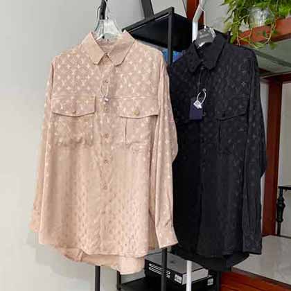 早春限定款男士粉襯衫，男女同款桑蠶絲闊型版襯衣！