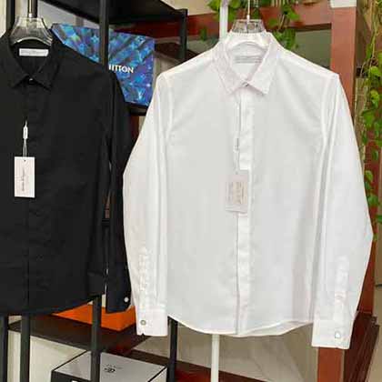 菲拉A FL新款男士襯衫白色，十分低調的修身版型男士襯衫！