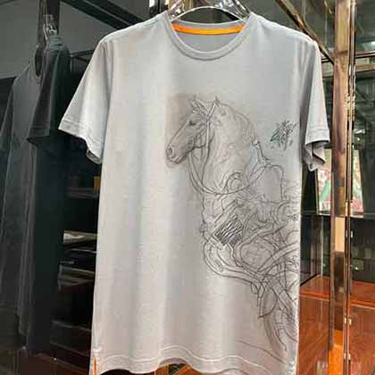 愛(ài)仕(Hemès)品牌t恤，奧地利進(jìn)口蘭精天絲圓領(lǐng)T恤.