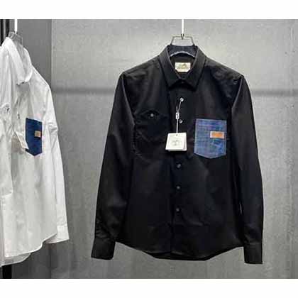 愛馬仕男士長袖襯衣高等禮盒定制級別男士們的精良品