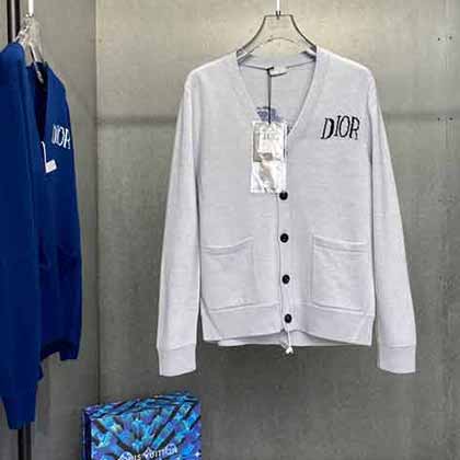 D1or 高規(guī)格玫瑰花聯(lián)名純羊毛精紡提花玫瑰開衫！