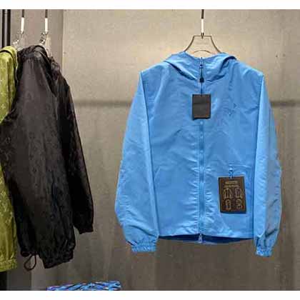 LV時尚男士夾克，老花提花雙面穿防風夾克外套