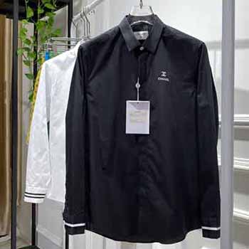 新款香奈兒襯衫，高士線繡花點綴，商務休閑兩相宜！