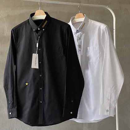 迪奧春季新款襯衫男男裝，商務休閑長袖襯衫！